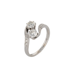 Art-Déco-Ring 0,60 Karat...