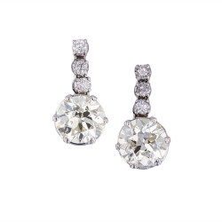 Altschliff-Diamant-Ohrsteck...