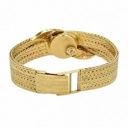 Armband-Piaget-Gelbgold-Diamanten-Schmuck-Integrierte Uhr