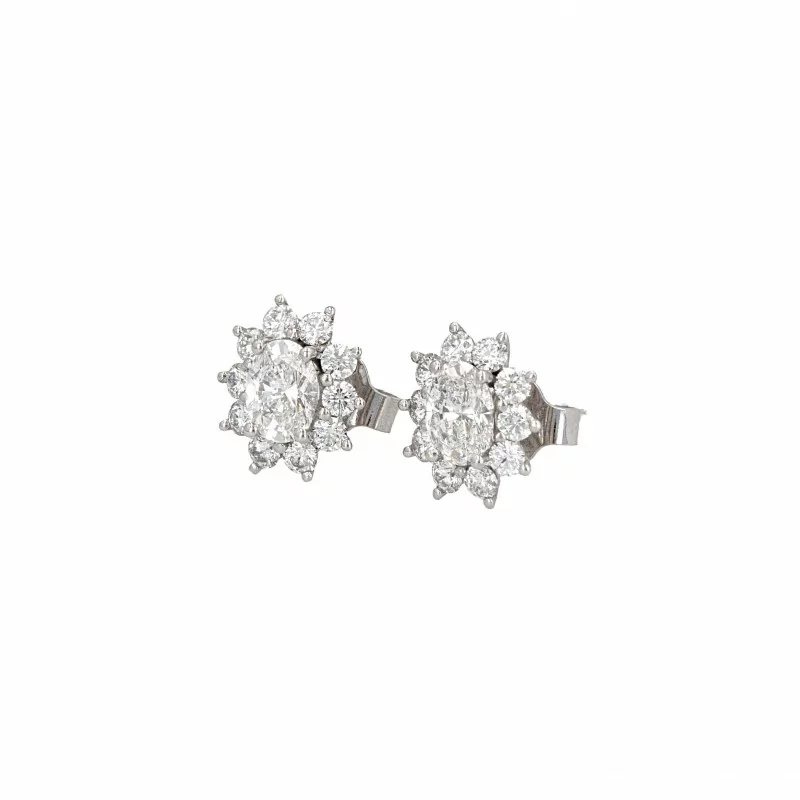 Ohrstecker-Tiffany & Co.-Platin-Diamanten-Brillanten-Brillantohrstecker