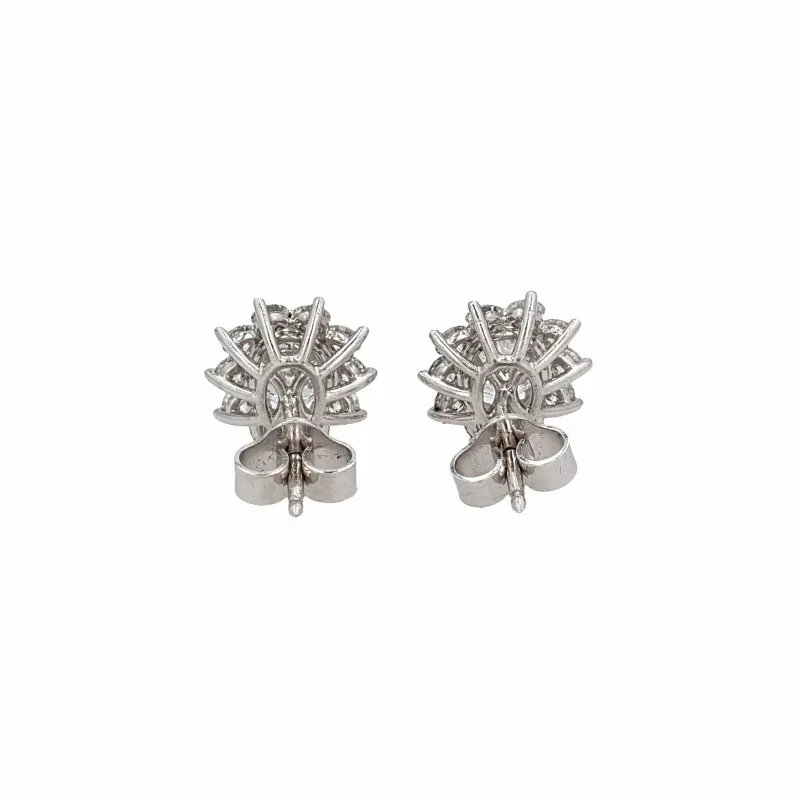 Ohrstecker-Tiffany & Co.-Platin-Diamanten-Brillanten-Brillantohrstecker-Diamantohrstecker