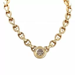 Collier-Chopard-Happy Diamonds-Gelbgold-Diamanten-Chopardkette-Kette-Halskette