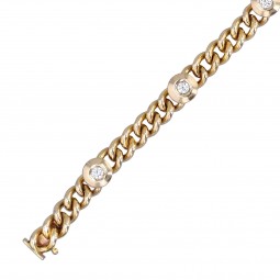 Armband in Gelbgold-K08103