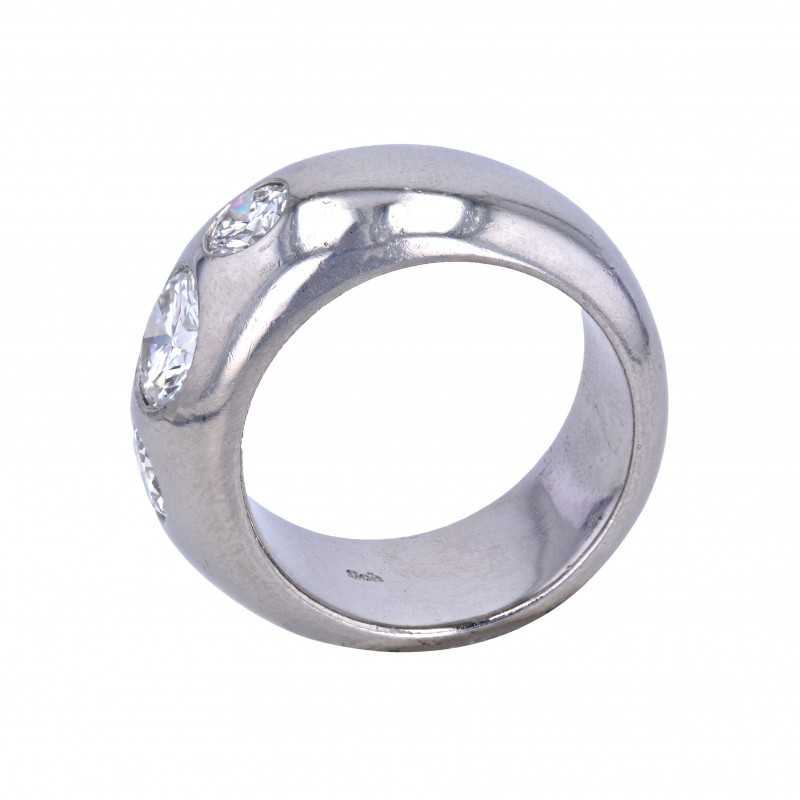 Ring mit Brillanten-K08138-Ring in Platin