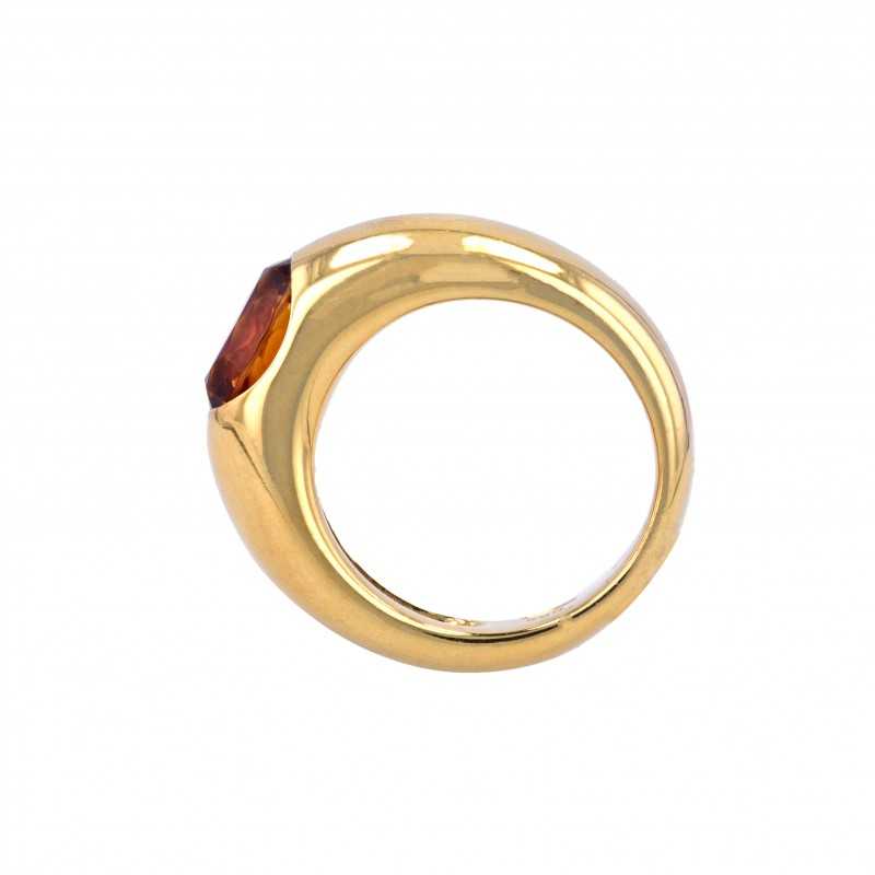 Ring von Wempe mit einem Citrin-K08316-Seitenansicht