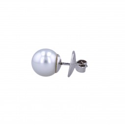 Perlen Ohrstecker mit Tahitizuchtperlen-K08275-Seitenansicht