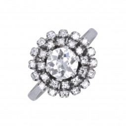Diamant Ring in Weißgold-K08510