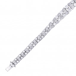 Diamant Armband in Weißgold-K07766